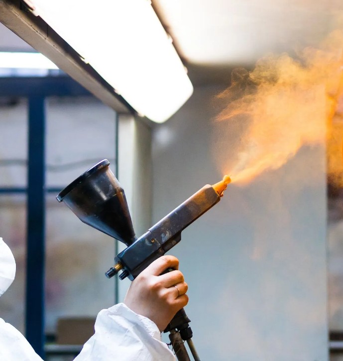 Pulverbeschichtung in der Produktion